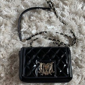 Black Moschino Crossover purse